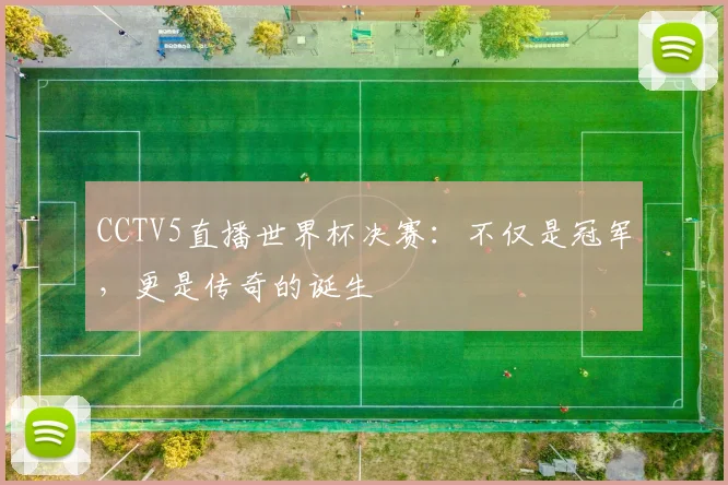 CCTV5直播世界杯决赛:不仅是冠军,更是传奇的诞生
